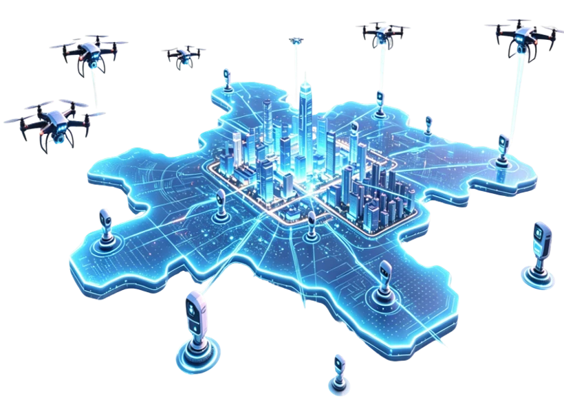 低空智能巡检数字城市